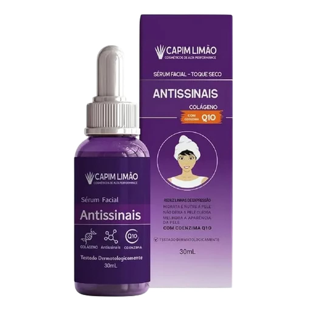 Sérum Facial Antissinais Q10 Colágeno Hidratante Momento De  Todo Tipo De Pele Dia/noite