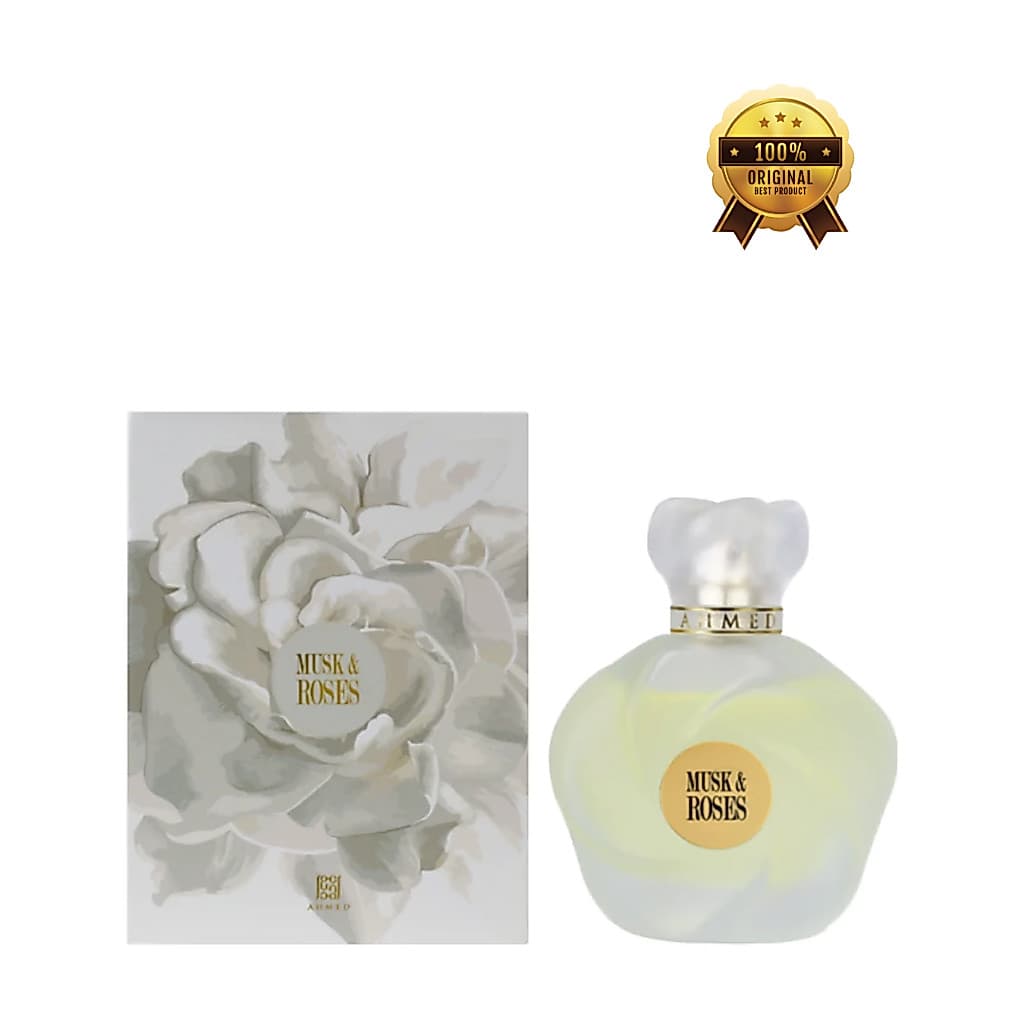Perfume Musk & Roses Ahmed Al Maghribi  Extrait de Parfum 75ml Unissex Original Lacrado Envio Imediato