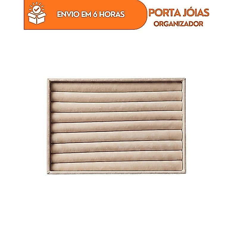 Porta Jóias Organizador de Closet com Acabamento em Veludo