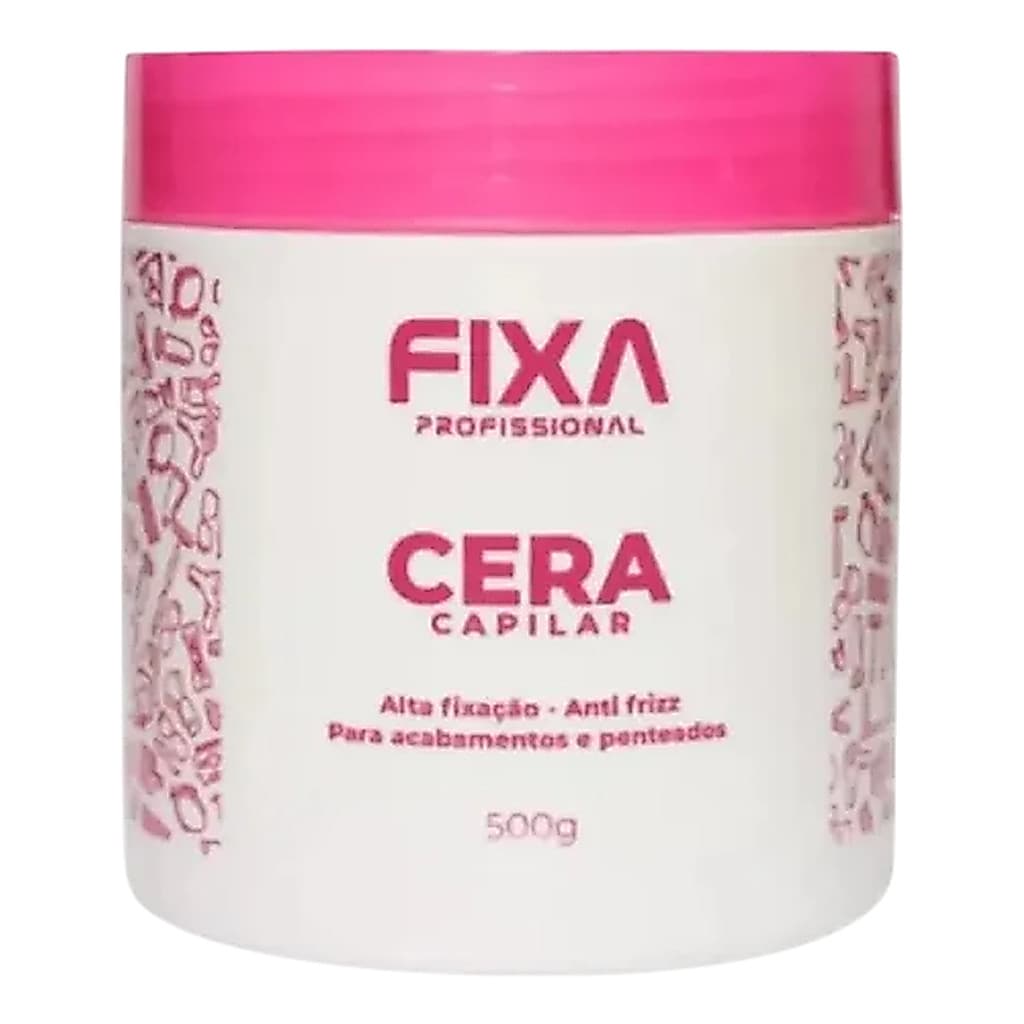 Fixa Cera Capilar 500g Modeladora E Fixadora