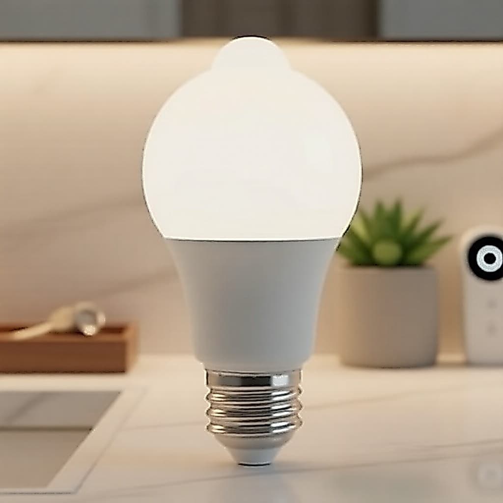 AXUS 12W Lâmpada LED E27 com Sensor de Movimento – Luz Inteligente Automática para Casa e Garagem