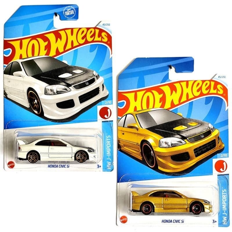 Hot Wheels - Mattel - Carrinho Honda grande linha de produtos de lançamentos e antigos