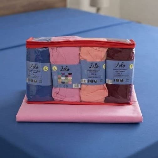 kit 4 Lençóis Casal Queen (c/ 2 fronhas cada lençol)