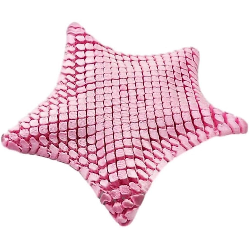 Estrela Divertida Flexível Impressa Em 3D , Brinquedo De Mesa E Brincalhão Com Alívio De , Estrelas Flexíveis Impressão
