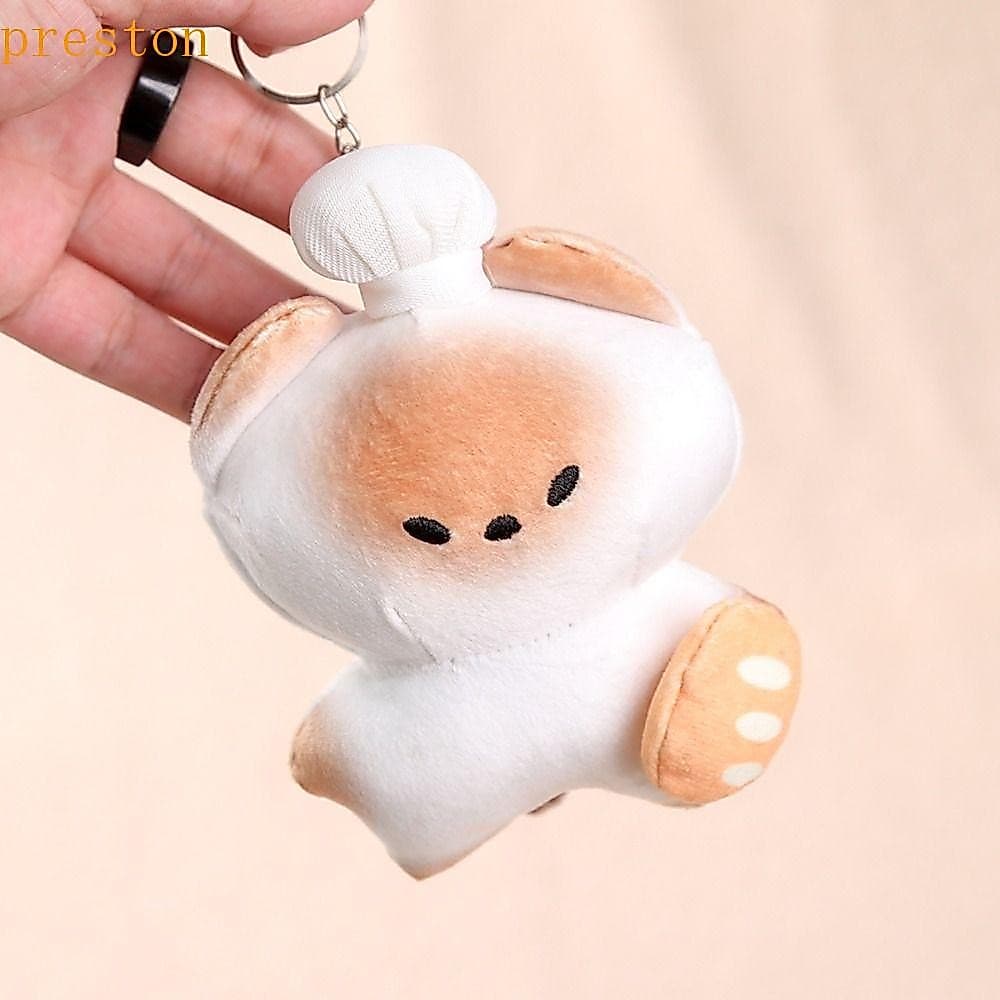 Chaveiro De Gato De Pelúcia PRESTON , Pão De Animal De Coleção Confortável , Desenho Animado