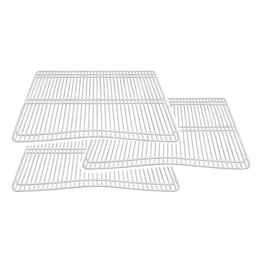 Kit 3 Prateleiras Grade Para Geladeira Electrolux Dc45 Dc46 Dc47 Dc48 DC49 Dc49A Dc50 Dc50A DC51