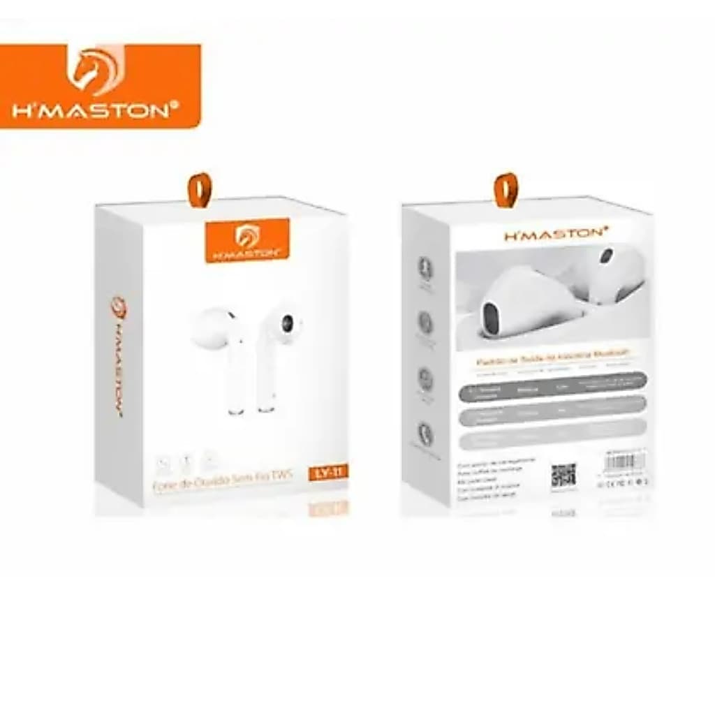 Fone de Ouvido Bluetooth H´MASTON LY-11  - Som Grave HD, , Microfone Integrado e Bateria de longa duracao Lo