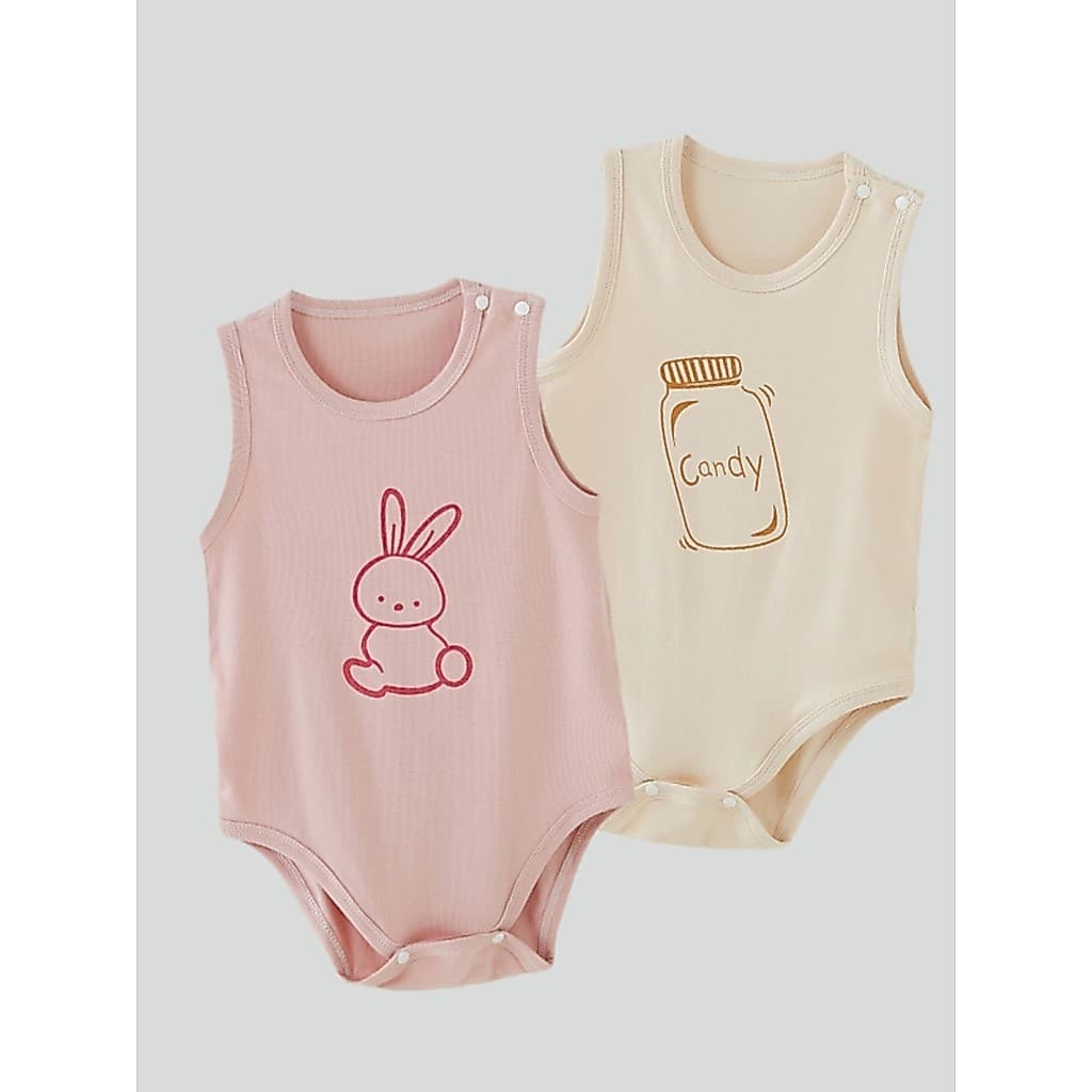 Bebê roupas de bebê colete bodysuit verão Modal bodysuit fino bebê triângulo macacão recém-nascido Hip bodysuit