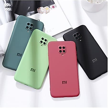 Miss Gold Capa Protetora Oficial De Silicone Flexível Original Para Xiaomi Redmi Note 9 Pro 9s