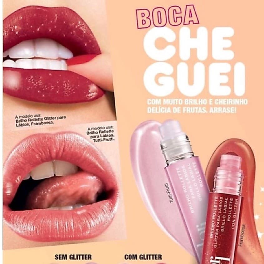 Brilho Gloss Rollette Para Lábios Colortrend Avon Escolha