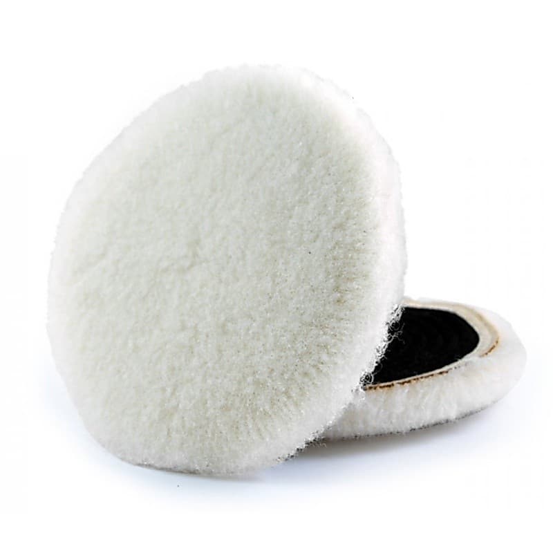 Boina Lã Agressiva 5 Polegadas 125mm Disco Polir Polimento Vellcro Face Única KaQi