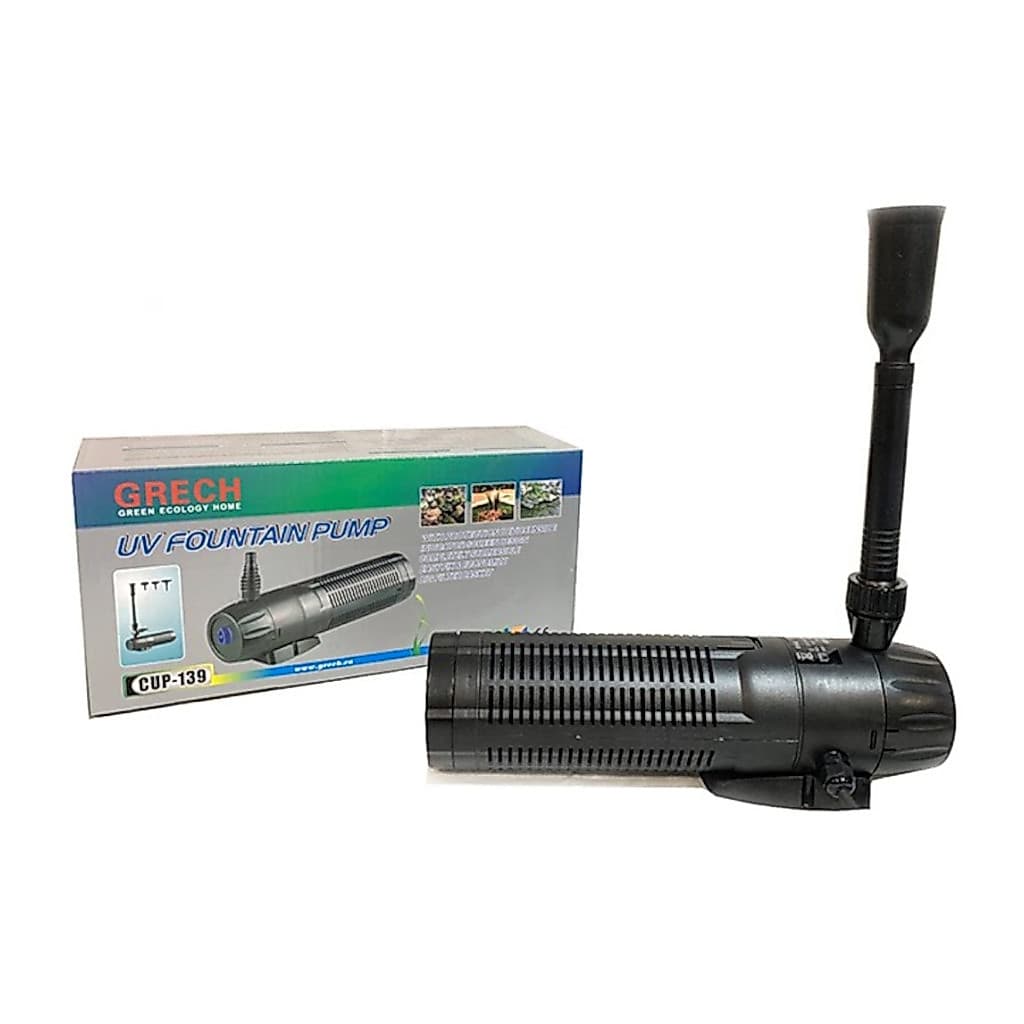 Filtro UV Interno com Bomba CUP-139 Sunsun 1000 L/h UV-13W Capacidade Max 9000 Litros