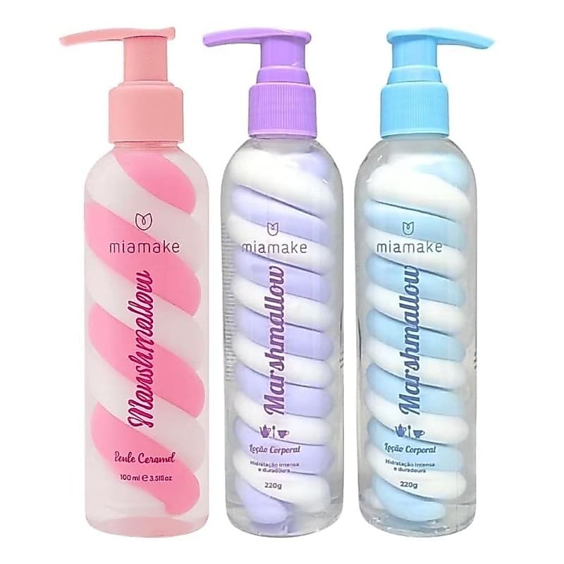 Loção Hidratante Corporal Marshmallow Mia Make