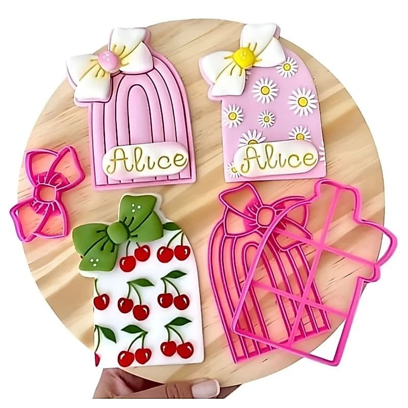 Cortador Moldura com Laço 11CM Premium Reforçado - Pasta Americana - Argila - Cerâmica Fria