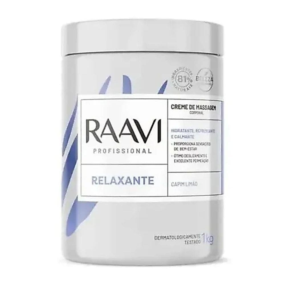 Creme de Massagem Relaxante Raavi 1kg