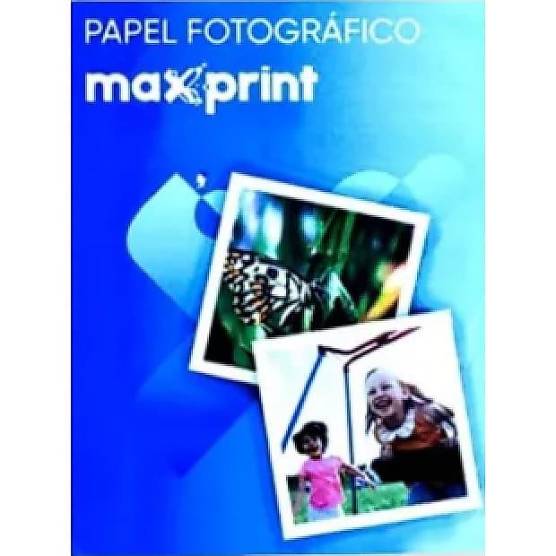 PAPEL ADESIVO FOTOGRAFICO GLOSSY A4 135G 50 FOLHAS - MAXPRINT