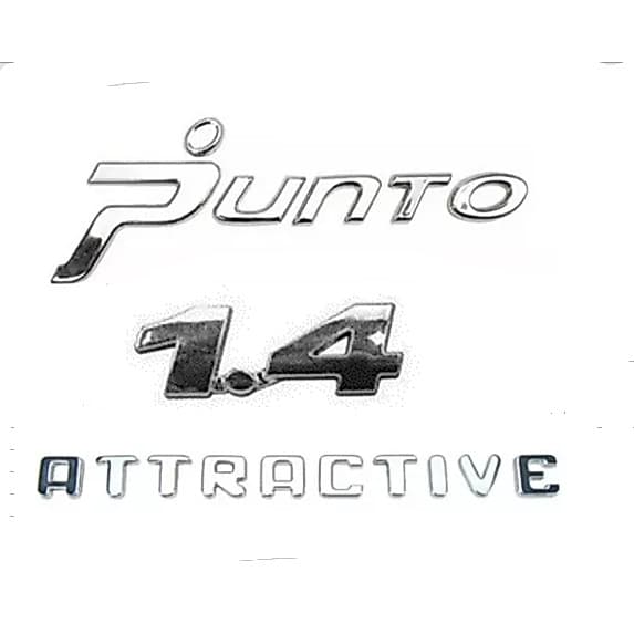 emblema letreiro punto 1.4 attractive