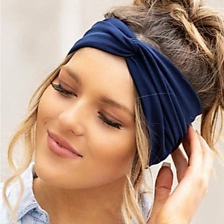 Faixa Turbante Feminina para Cabelo – Tiara de Tecido Confortável Moda Academia e Dia a Dia