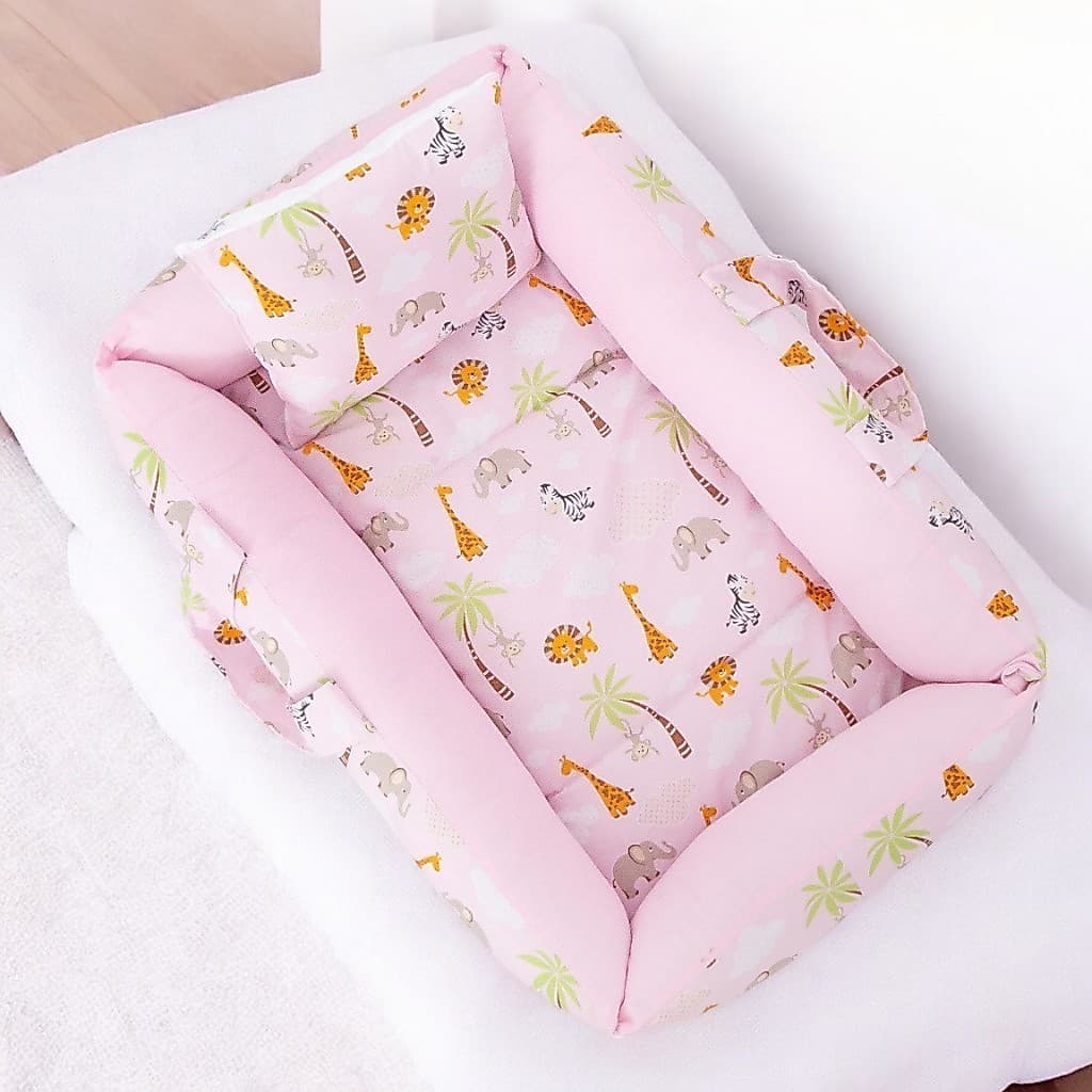 Ninho Redutor Para Bebê Menino e Menina Quadrado Reversivel - Várias Estampas