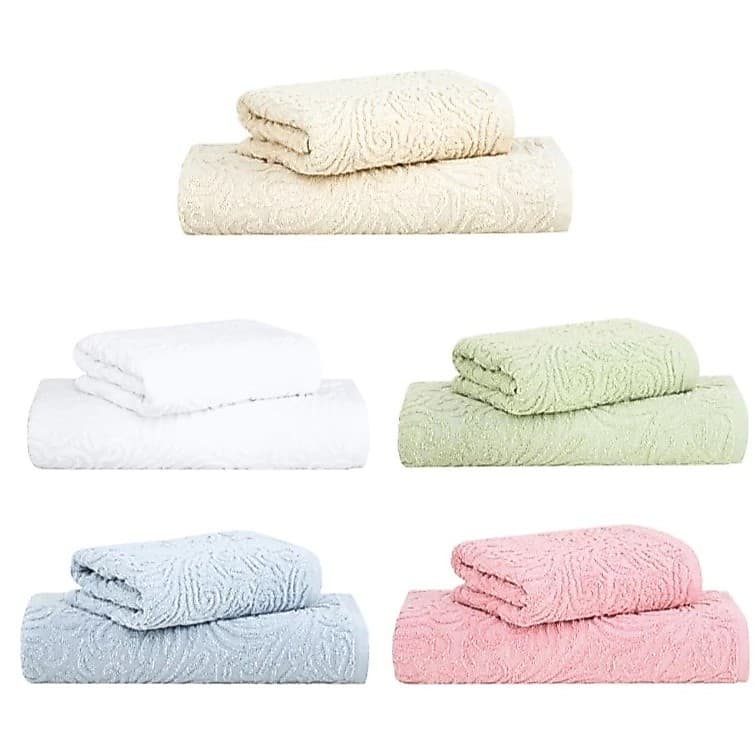 Jogo De Toalha De Banho Buddemeyer Vanilla 100% Algodão 2 Peças Extra Soft 410 g/m² Banho E Rosto