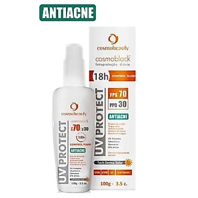 Cosmobeauty Uv Protect Fps70 Control Fluid 18hs Antiacne