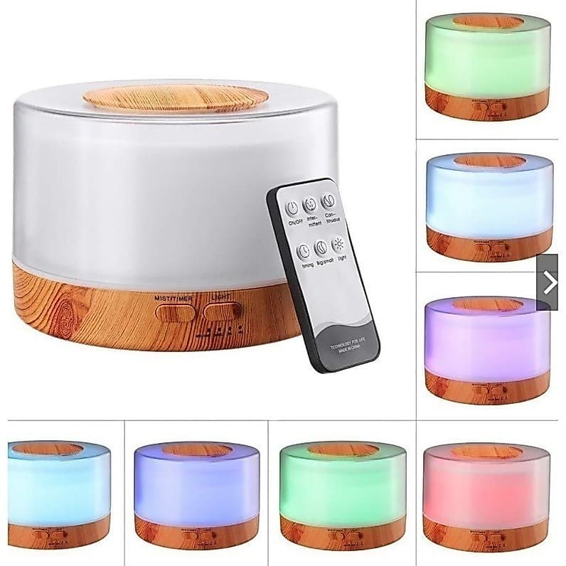 Difusor De Aromas, Umidificador De Ar Ultra-Sônico 300Ml