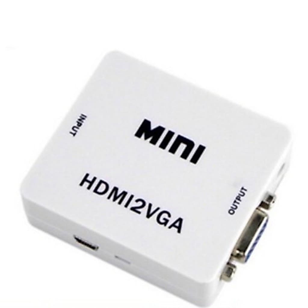 Mini Adaptador Conversor Hdmi2vga - Hdmi X Vga