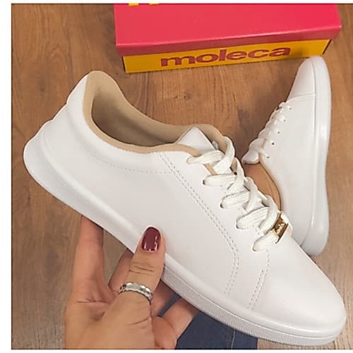 TÊNIS FEMININO CASUAL BÁSICO MOLECA  ORIGINAL OFERTA NÚMERO 34