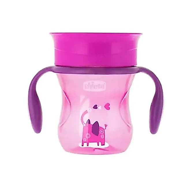 Copo Treinamento 360 Perfect Cup 12meses+ 200ml Rosa Chicco