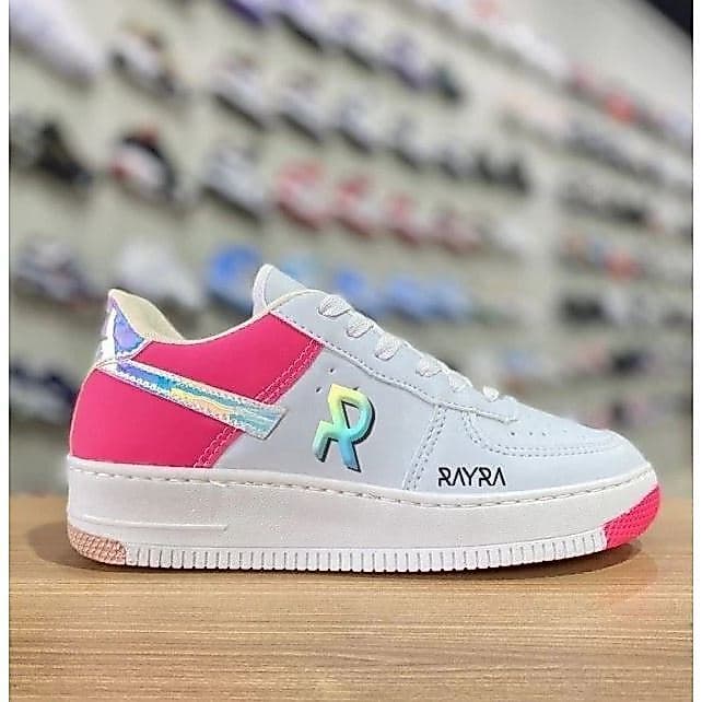 Tênis Infantil Feminino e Adulto Holográfico Casuak Estiloso Metálico 26 ao 39 Confortável Oferta ShoesBiz