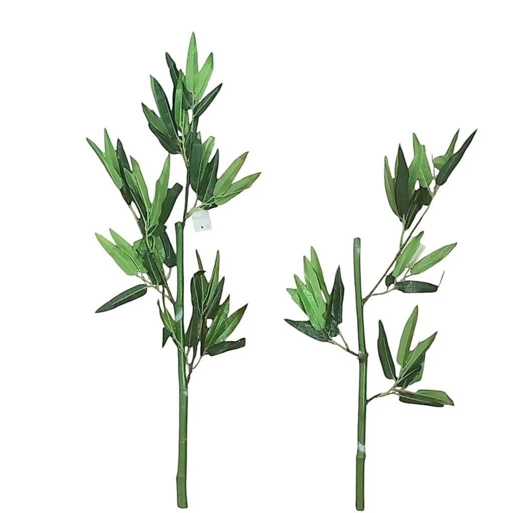 Galho Artificial Bambu Verde Decorativo Para Vasos E Arranjos