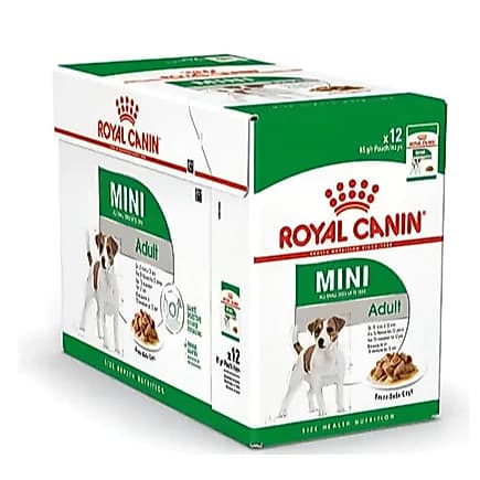 Alimento Royal Canin Sachê Mini Adult 85gr Caixa Com 12 Un