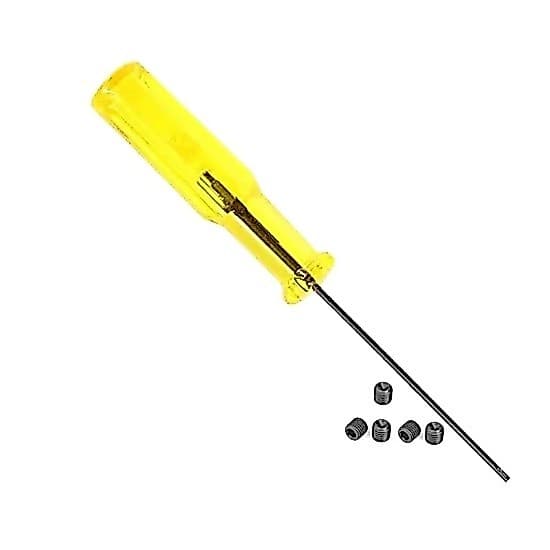 5 Parafusos Da Agulha Allen Bitola Maquina Overlock + Chave