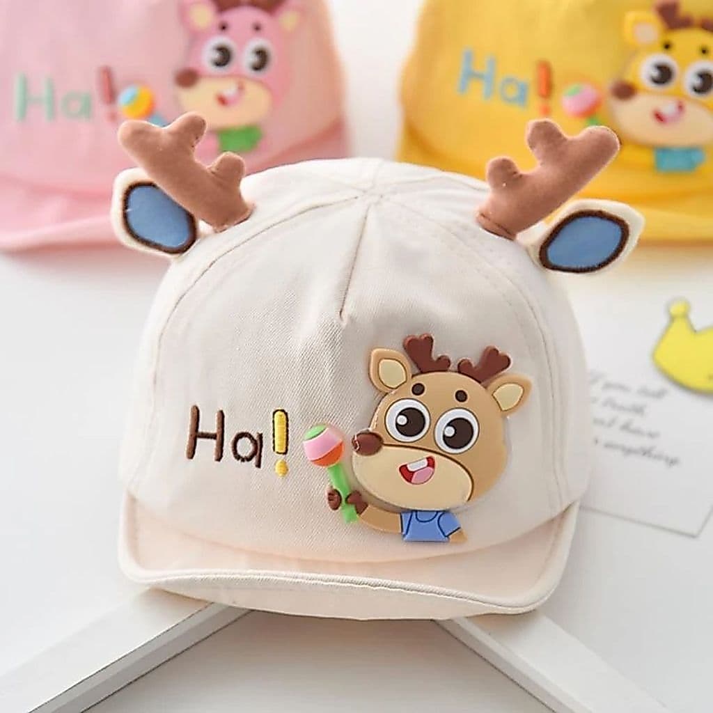 Novo estilo chapéu de bebê menino chapéu de bebê boné de pico Super bonito outono inverno infantil crianças boné de beis