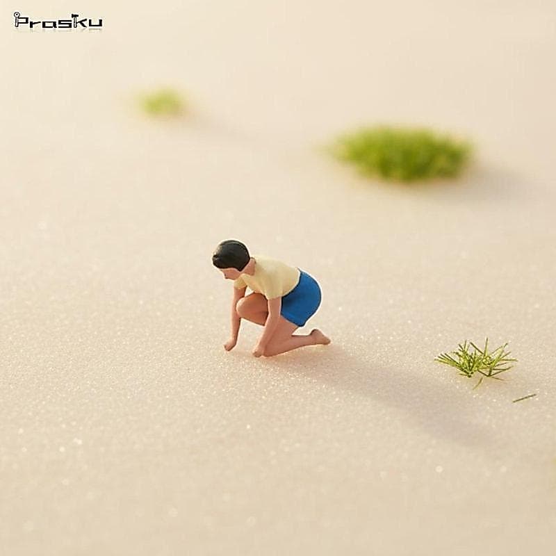 [stdzsw] Figuras Em Miniatura De Resina 1 64 Modelo De Aventura Ao Ar Livre Acessório De Diorama De Pessoa Para Colecion