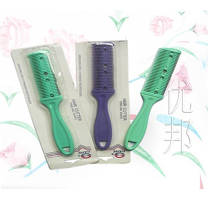 Pente para corte de cabelo de cachorro e gato de estimação, faca de corte de cabelo (encurtamento de desbaste, reparação
