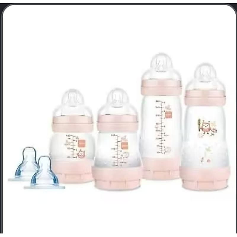 kit 4 mamadeiras enxoval com bicos de silicones extremamente macio