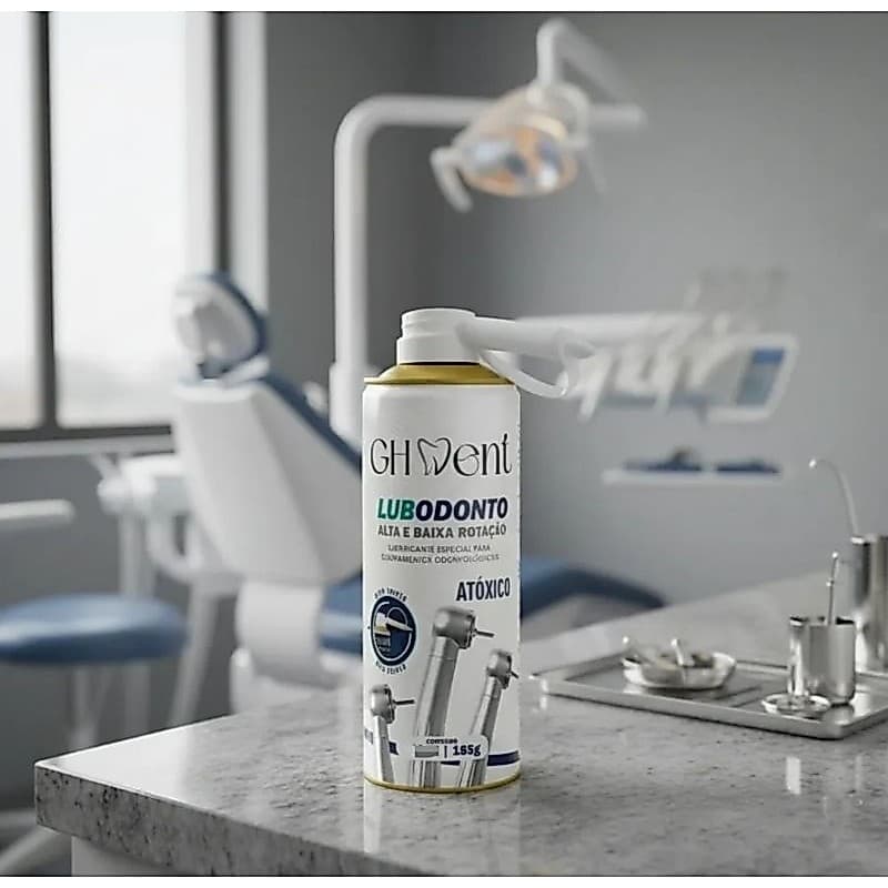 Óleo Lubrificante Ghdent 300ml Para Caneta Odonto Rotação