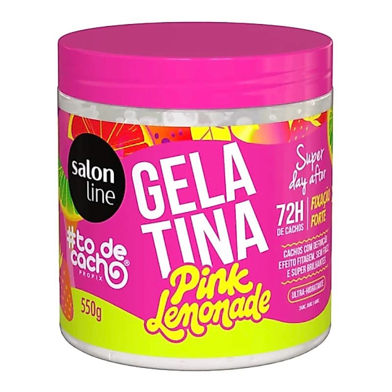 Gelatina #todecacho Pink Lemonade 550g