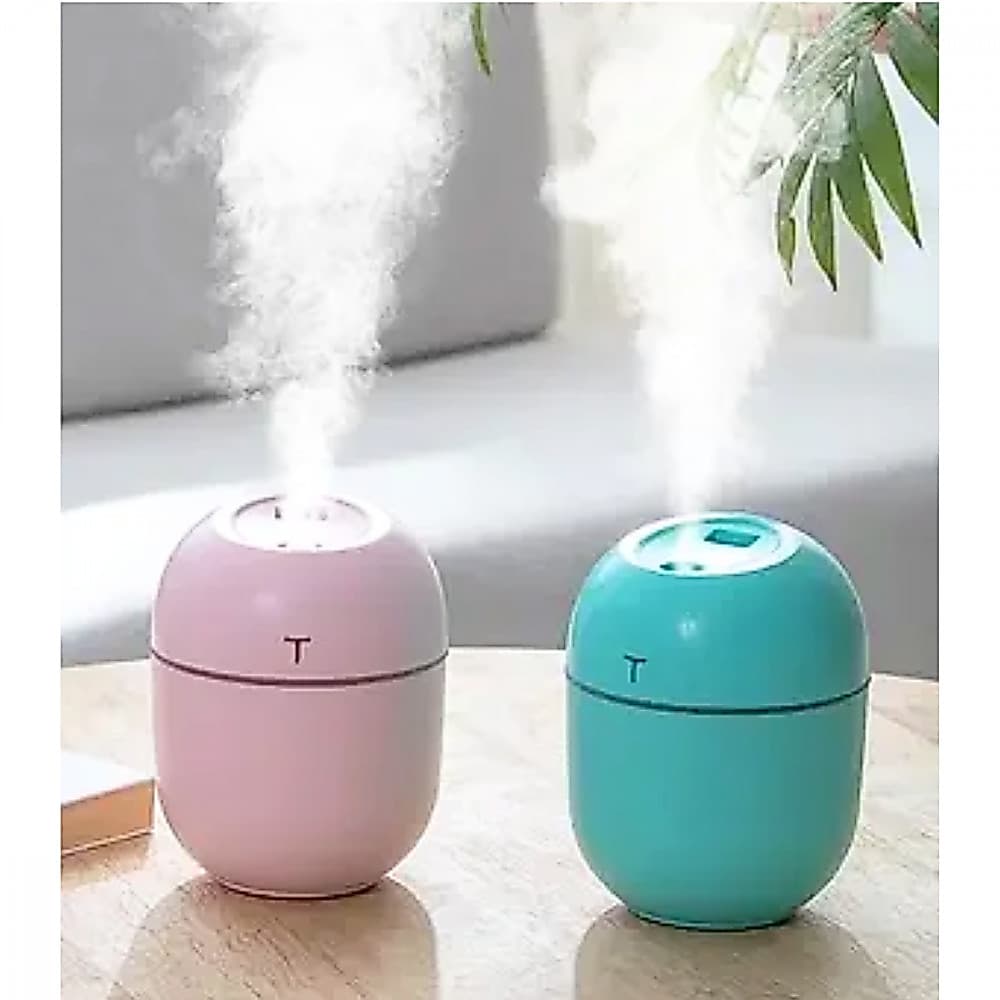 Umidificador de Ar Doméstico Aparelho Difusor Colorful Egg com LED 220ml