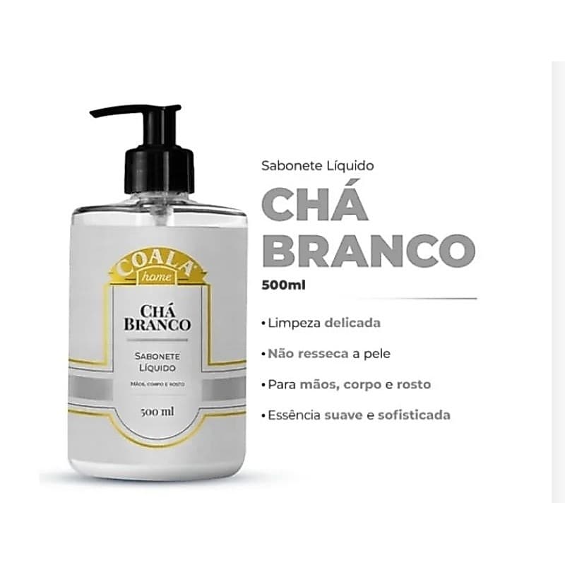 coala sabonete líquido chá branco 500ml