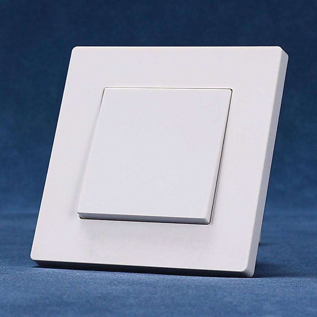 Interruptor padrão europeu tipo 86 PC painel interruptor soquete um aberto único controle duplo interruptor de parede 25