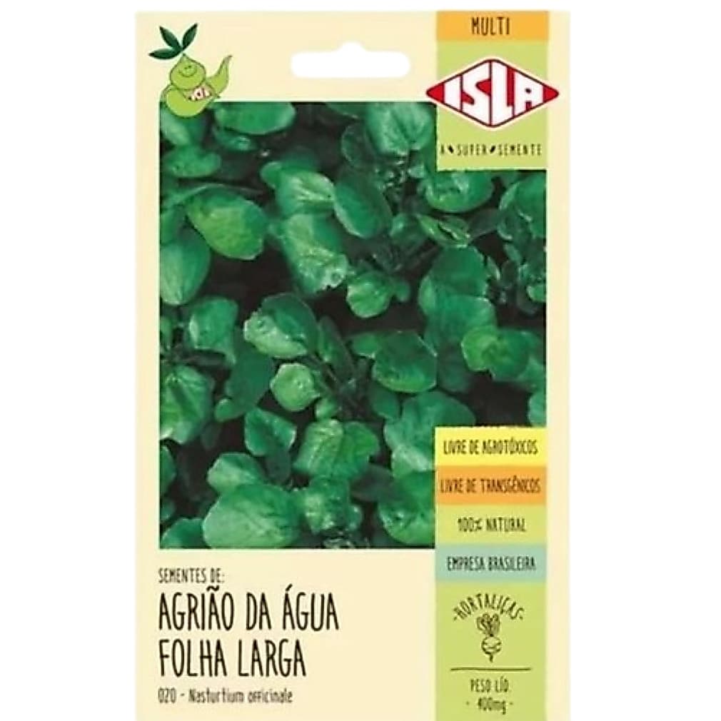 9 Variedades diferentes de Sementes de Verduras da Marca ISLA para Horta ou Jardim