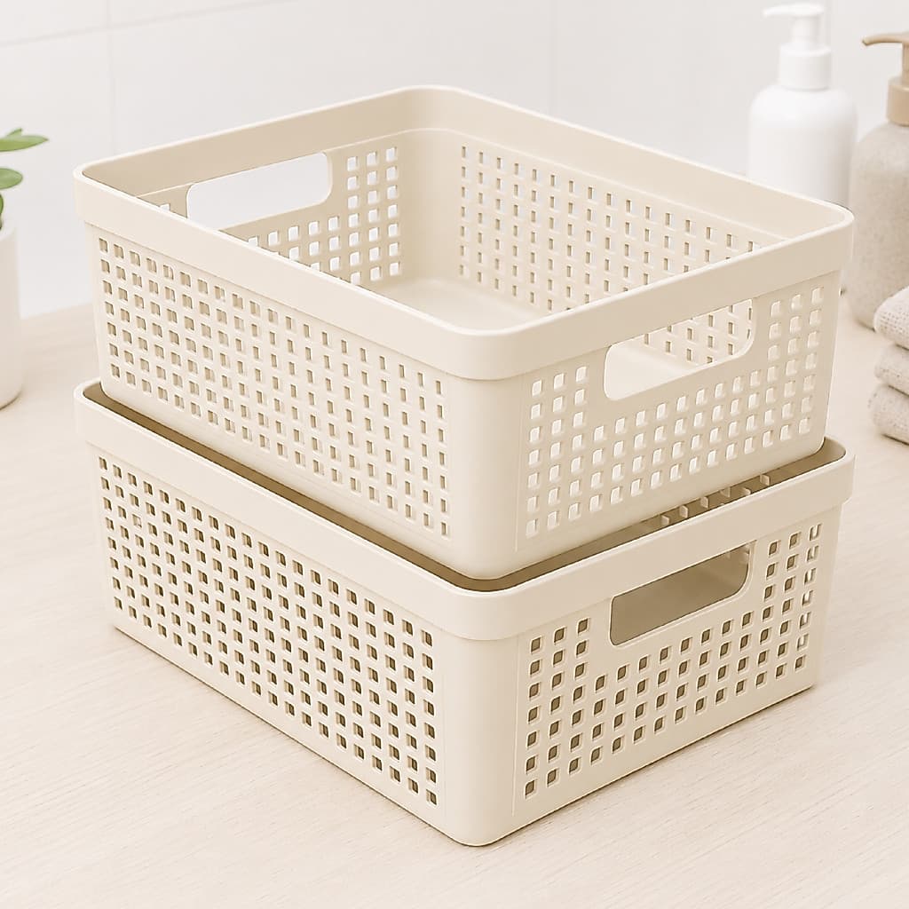 Kit 1/2 Caixas Organizadoras 11 Litros Multiuso Resistentes Para Todos O Ambientes Escritório Quarto