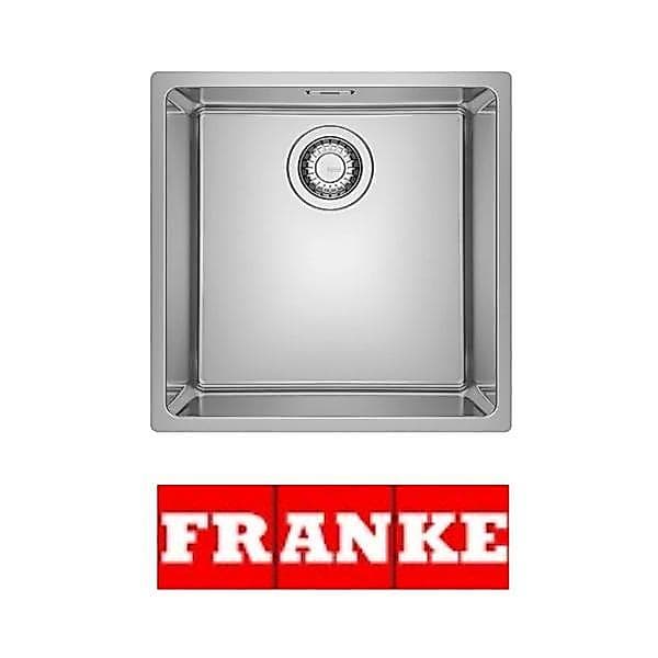 Cuba Quadrada  Franke Línea  40x40 Embutir Sobrepor Acabamento Fosco