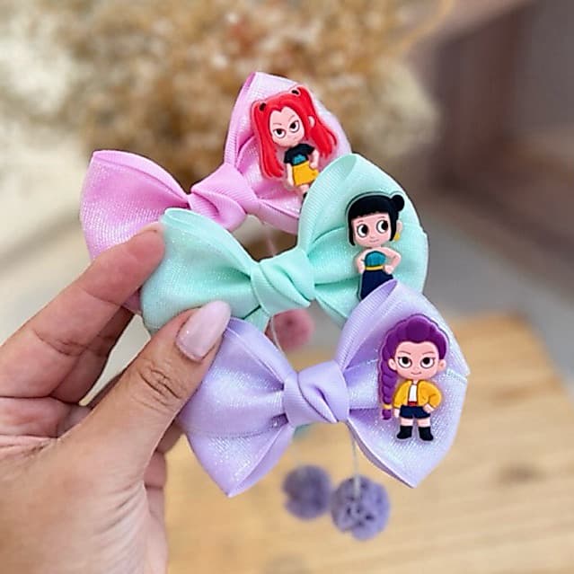 Laço kpop, Tiara Kpop,guerreiras do Kpop, laço infantil Kpop, Laço Rumi, Laço Zoey, Laço Mira, Tiara guerreiras do kpop