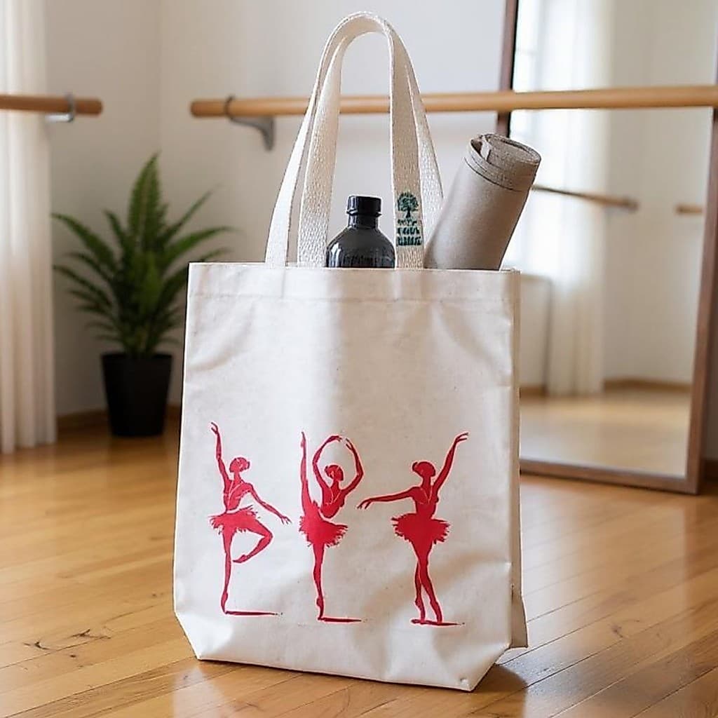 Ecobag Bolsa Algodão Bailarina Ballet Sacola Moda Praia Verão Presente Férias SK
