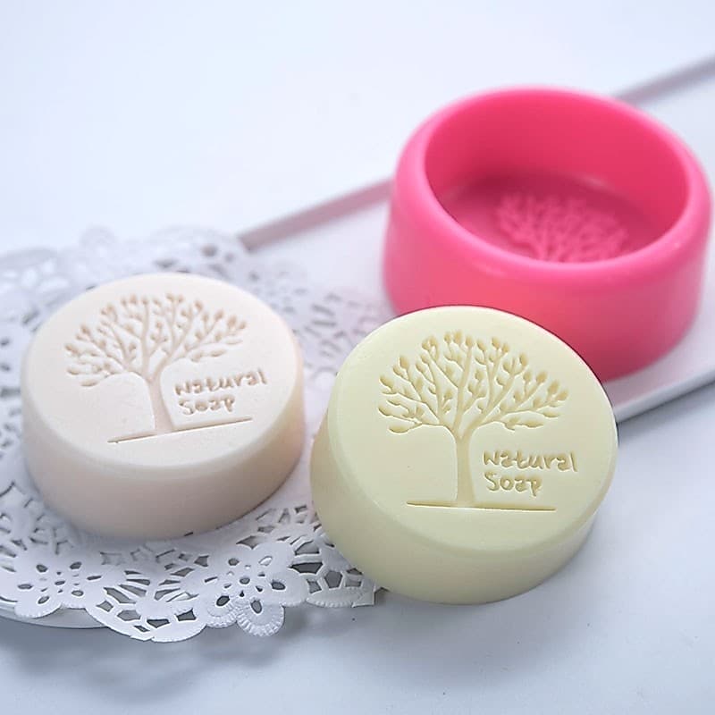 Molde De Sabonete De Silicone 3D Forma Artesanal Para Bolo De Chocolate Ferramenta Decoração