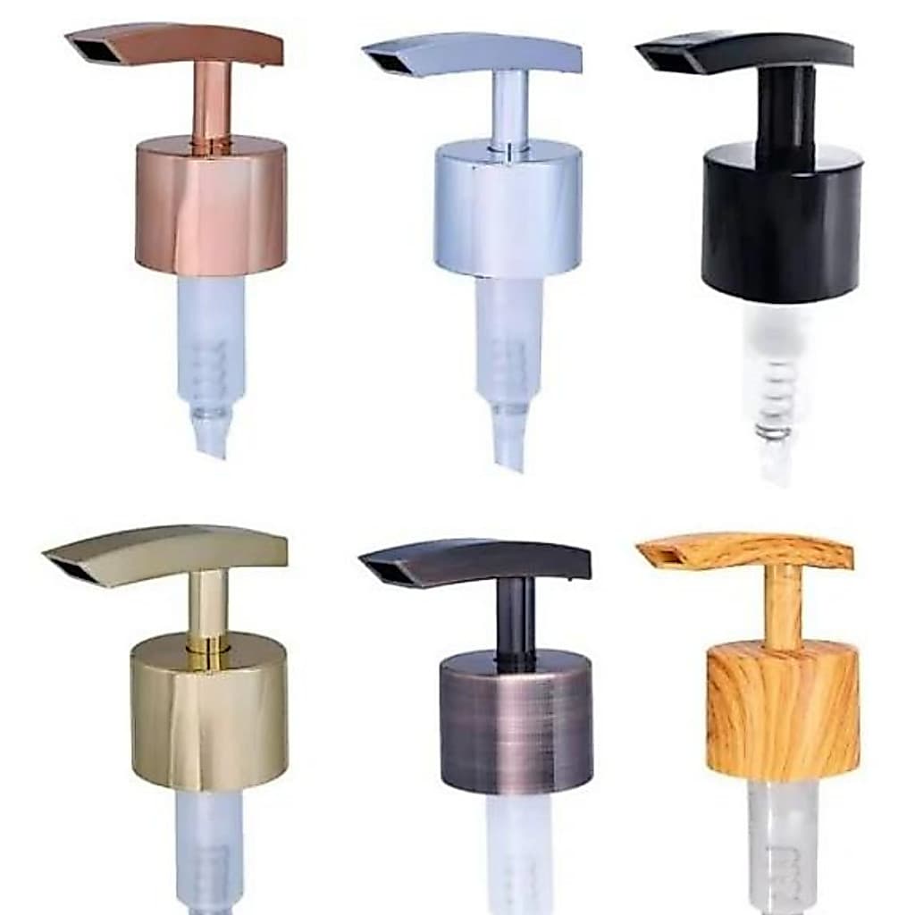 Válvula Pump Luxo Saboneteira Rosca 28/410 - CORES: PRATA, DOURADO, PRETO, COBRE OU ROSE