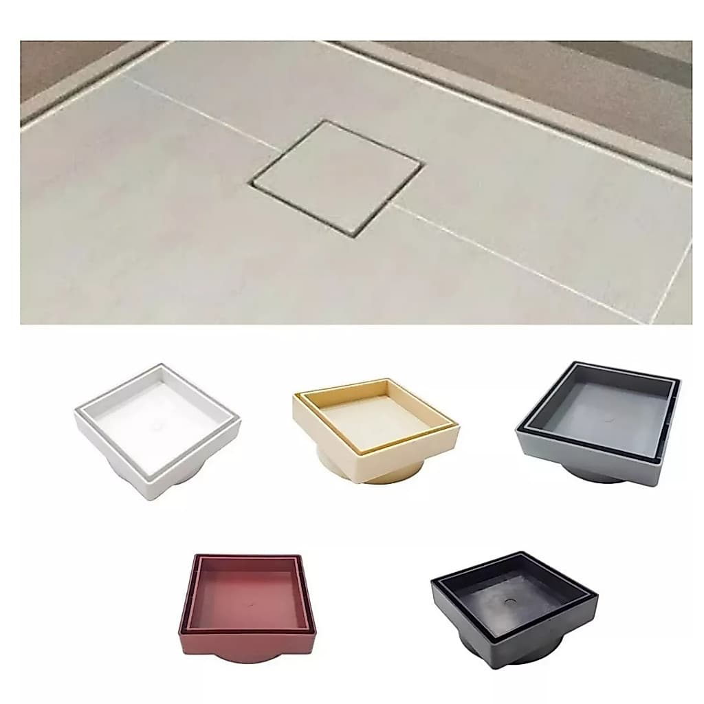 Ralo Oculto 15x15 Invisível Inteligente Seca Para Piso e Porcelanato